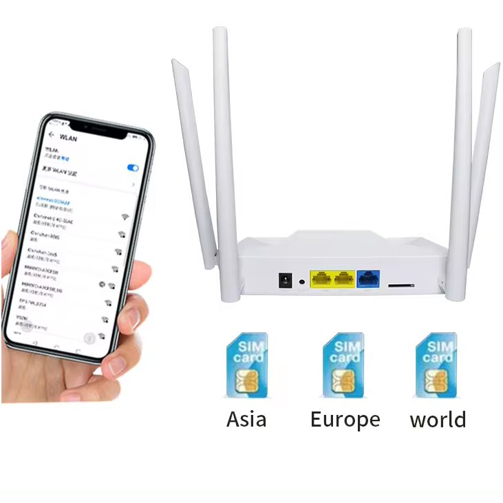 Mosslink Dual Antennas 300Mbps 2.4Ghz Indoor Use Wireless Router OEM/ODM 4G Wifi LTE Router For Home